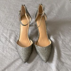 Show Stopping Silver Rhinestone Heels